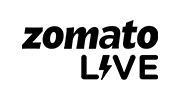 Zomato Live Logo Black - aayush bansal
